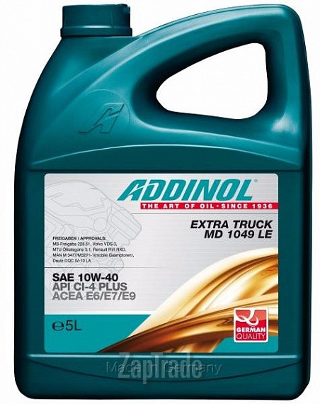 ������ �������� ����� Addinol Extra Truck MD 1049 LE,  � ��������-�������� � ������