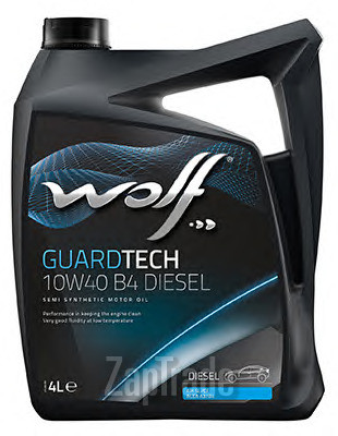 ������ �������� ����� Wolf GUARDTECH 10W40 B4 DIESEL,  � ��������-�������� � ������