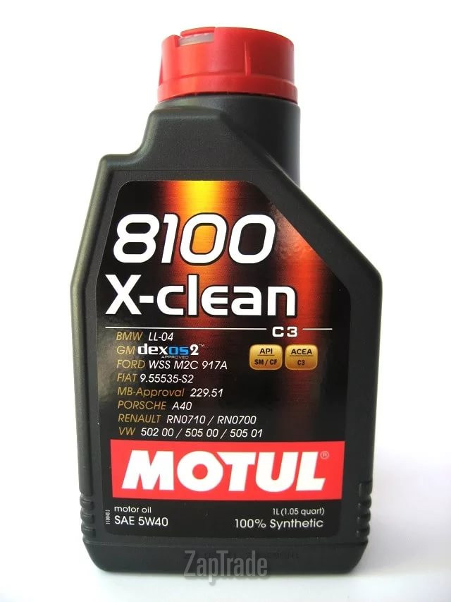 ������ �������� ����� Motul 8100 X-clean,  � ��������-�������� � ������