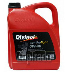������ �������� ����� Divinol Syntholight 0W-40,  � ��������-�������� � ������