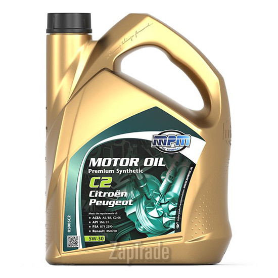 ������ �������� ����� Mpm oil Premium Synthetic C2 Citroen / Peugeot,  � ��������-�������� � ������