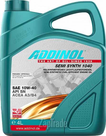 ������ �������� ����� Addinol Semi Synth 1040,  � ��������-�������� � ������