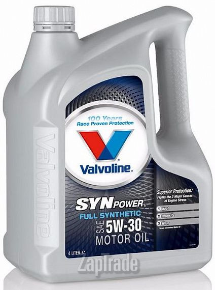 ������ �������� ����� Valvoline SynPower,  � ��������-�������� � ������
