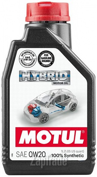 ������ �������� ����� Motul Hybrid 0W-20,  � ��������-�������� � ������
