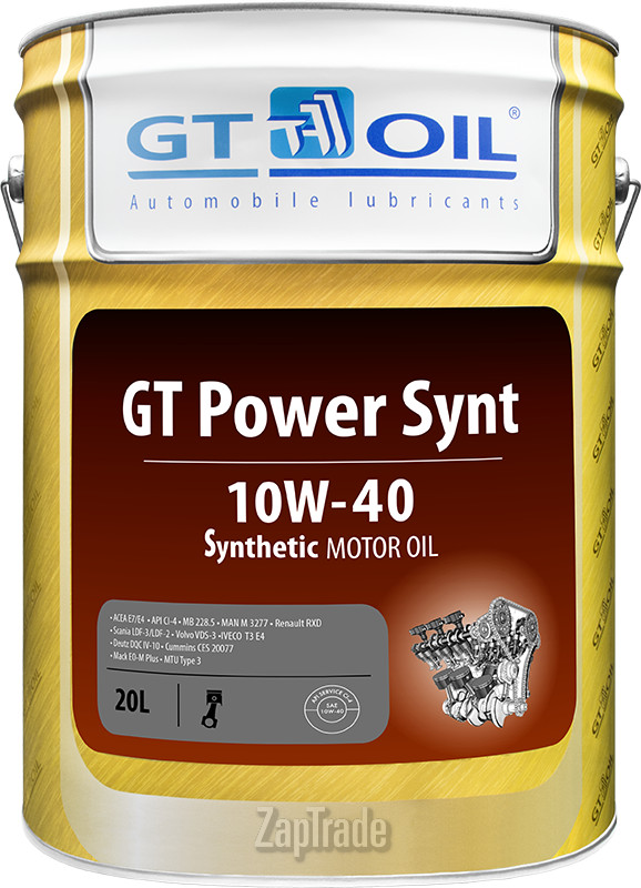 ������ �������� ����� Gt oil GT Power Synt,  � ��������-�������� � ������