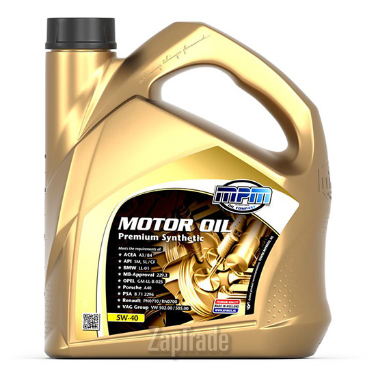 ������ �������� ����� Mpm oil Premium Synthetic,  � ��������-�������� � ������