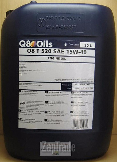 ������ �������� ����� Q8 T 520 15W-40,  � ��������-�������� � ������