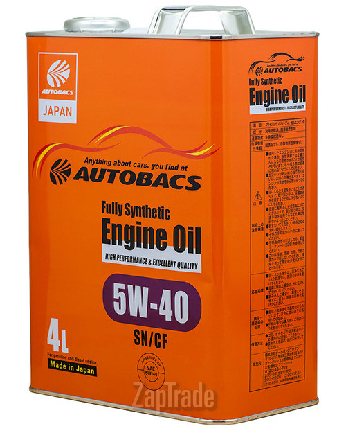 ������ �������� ����� Autobacs ENGINE OIL 5W-40,  � ��������-�������� � ������