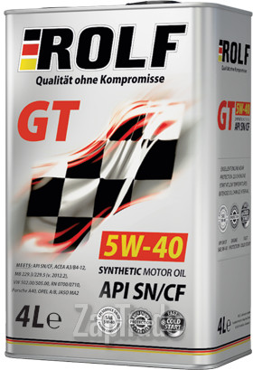 ������ �������� ����� Rolf GT 5W-40 SN/CF,  � ��������-�������� � ������