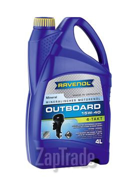 ������ �������� ����� Ravenol Outboardoel 4T,  � ��������-�������� � ������