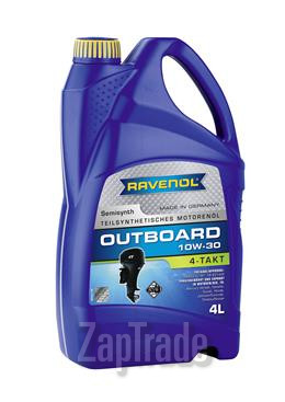 ������ �������� ����� Ravenol Outboardoel 4T,  � ��������-�������� � ������