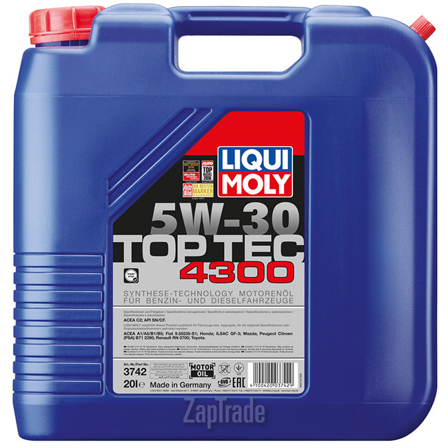 ������ �������� ����� Liqui moly Top Tec 4300,  � ��������-�������� � ������