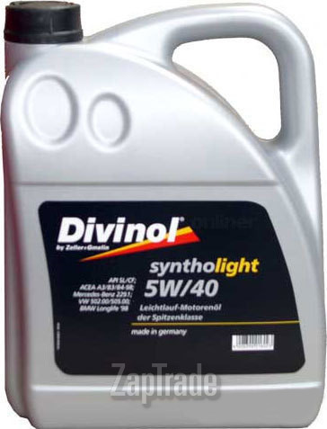������ �������� ����� Divinol Syntholight 5W-40,  � ��������-�������� � ������