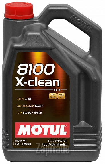 ������ �������� ����� Motul 8100 X-clean,  � ��������-�������� � ������