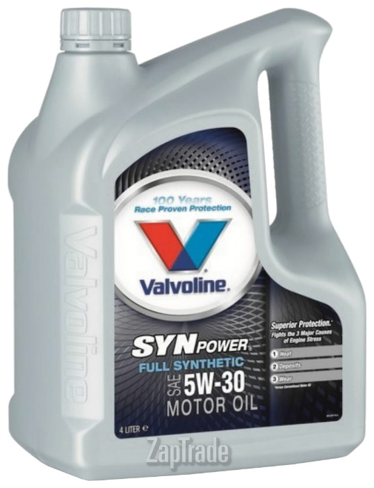 ������ �������� ����� Valvoline SYNPOWER SAE 5W-30, 4�,  � ��������-�������� � ������