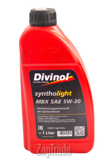 ������ �������� ����� Divinol Syntholight MBX 5W-30,  � ��������-�������� � ������