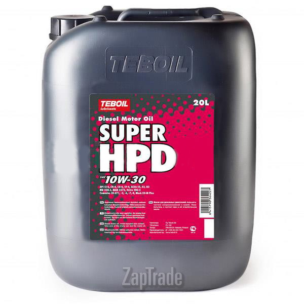 ������ �������� ����� Teboil Super HPD � � � � � � � �  z a p t  r a d e,  � ��������-�������� � ������