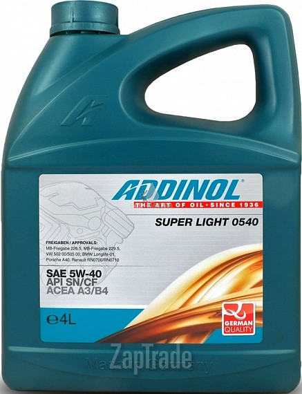 ������ �������� ����� Addinol Super Light 0540,  � ��������-�������� � ������