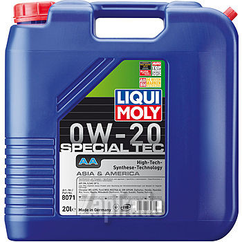 ������ �������� ����� Liqui moly ��-������������� �������� ����� Special Tec AA 0W-20,  � ��������-�������� � ������