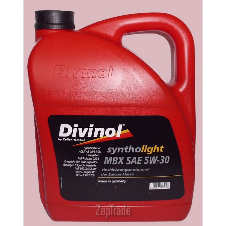 ������ �������� ����� Divinol Syntholight MBX 5W-30,  � ��������-�������� � ������