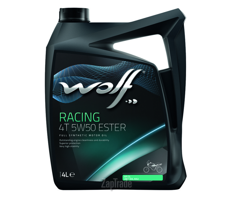 ������ �������� ����� Wolf RACING 4T 5W50 ESTER,  � ��������-�������� � ������
