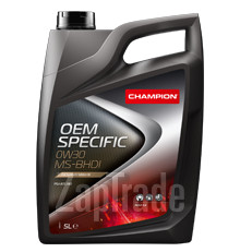 ������ �������� ����� Champion oil OEM SPECIFIC 0W30 MS-BHDI,  � ��������-�������� � ������
