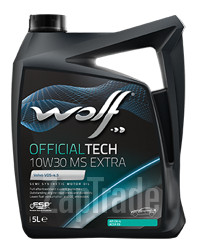 ������ �������� ����� Wolf OFFICIALTECH 10W30 MS EXTRA,  � ��������-�������� � ������