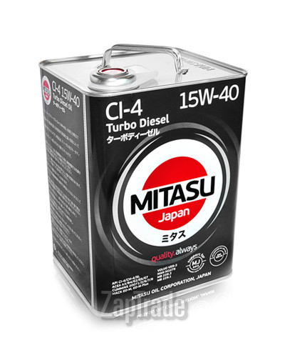 ������ �������� ����� Mitasu TURBO DIESEL CI-4 15W40,  � ��������-�������� � ������