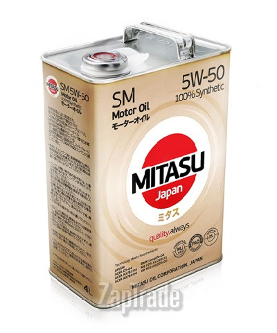 ������ �������� ����� Mitasu MOTOR OIL SM 5W-50,  � ��������-�������� � ������