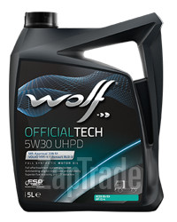 ������ �������� ����� Wolf OFFICIALTECH 5W30 UHPD,  � ��������-�������� � ������