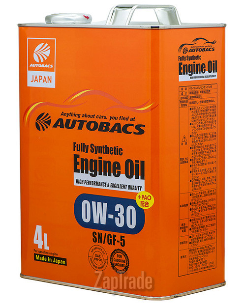 ������ �������� ����� Autobacs ENGINE OIL 0W-30,  � ��������-�������� � ������