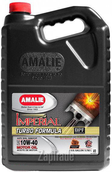 ������ �������� ����� Amalie Imperial Turbo Formula,  � ��������-�������� � ������