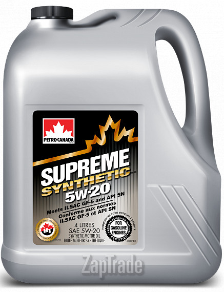 ������ �������� ����� Petro-canada Supreme Synthetic,  � ��������-�������� � ������