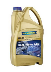 ������ ��������������� ����� Ravenol  SLS 75W-140 API GL-5 +LS,  � ��������-�������� � ������