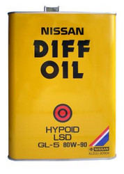 ������ ��������������� ����� Nissan ��������������� �����  DIFF OIL Hypoid LSD SAE 80W-90 (4�),  � ��������-�������� � ������