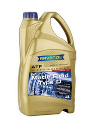 ������ ��������������� ����� Ravenol  ATF Matic Fluid Type D,  � ��������-�������� � ������